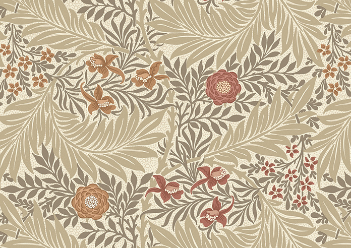 William Morris At Home Larkspur, Acorn - Roller Blind - Image 6